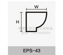 常德張家界EPS裝飾線條-EPS-43